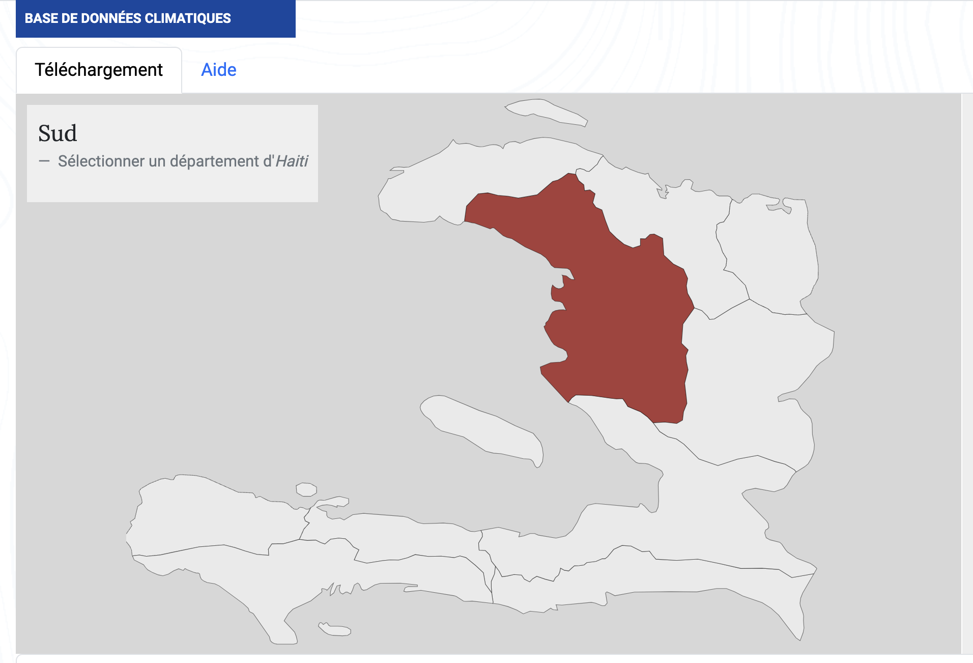 Carte d'Haïti